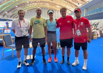 قرعة التنس ميار شريف ومحمد صفوت يواجهان بطلي السويد وكولومبيا في أولمبياد طوكيو