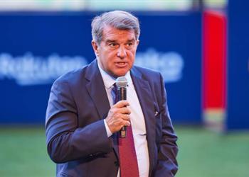 لابورتا يوضح موقف برشلونة من رحيل أومتيتي وبيانيتش