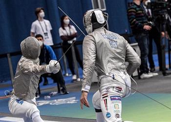 صدام ناري بين عامر وبطل أمريكا ومهاب سامر ضد بازادزي في مبارزة السلاح بـ أولمبياد طوكيو