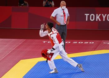أول ميدالية للعرب التونسي محمد الجندوبي يتأهل لنهائي التايكوندو في أولمبياد طوكيو