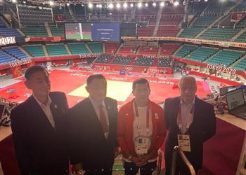 صور وزير الرياضة يلتقي رئيس اللجنة الأولمبية اليابانية