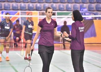 هزيمة هادية حسني وضحى هاني أمام زوجي اليابان في الريشة الطائرة بأولمبياد طوكيو