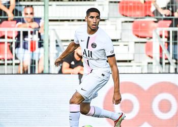 فيديو هدفه الأول أشرف حكيمي يقود باريس سان جيرمان لتخطي أورليانز ودي ا