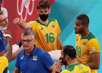 لاعب طائرة البرازيل يكشف سبب خوضه المباريات بالكمامة في أولمبياد طوكيو