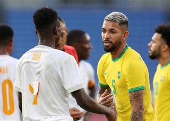 في مباراة الكروت الحمراء البرازيل تتعادل سلبي ا مع كوت ديفوار بأولمبياد طوكيو