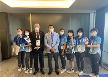 وزير الرياضة يلتقي رئيس اللجنة المنظمة لدورة الألعاب الأولمبية بطوكيو