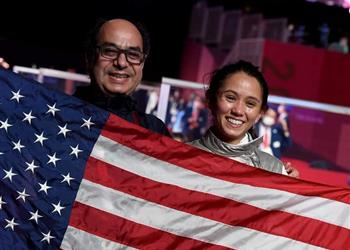 المصري أمجد عبد الحليم يصنع المجد ويقود الأمريكية لي كييفر لميدالية ذهبية في أولمبياد طوكيو