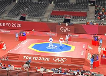 سيف عيسى يتأهل لدور قبل النهائي من منافسات التايكوندو بأولمبياد طوكيو