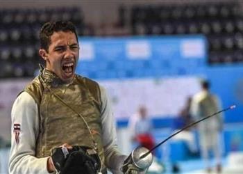 محمد حمزة يحول تأخره لفوز على بطل العالم ويتأهل لمنافسات ربع نهائي سلاح الشيش