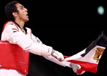 سيف عيسى يضيف الميدالية الثانية لـ مصر ويتوج ببرونزية التايكوندو في أولمبياد طوكيو