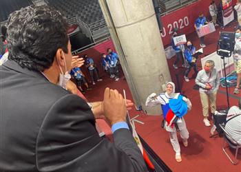 وزير الرياضة يهنئ هداية ملاك وسيف عيسي على التتويج بالبرونزية في أولمبياد طوكيو