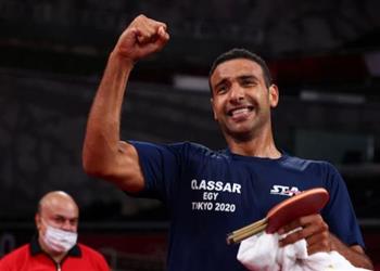 موعد مباراة عمر عصر ولونج ما بطل الصين في ربع نهائي تنس الطاولة بـ أولمبياد طوكيو