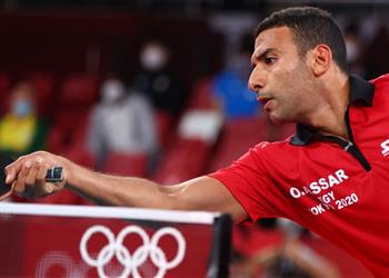مدرب عمر عصر قبل مواجهة ربع نهائي تنس الطاولة في أولمبياد طوكيو لا أستطيع أن أطالبه بتحقيق الفوز