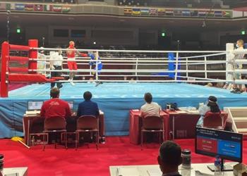 صور عبد الرحمن عرابي يخسر في الملاكمة أمام بطل بريطانيا بأولمبياد طوكيو 2020