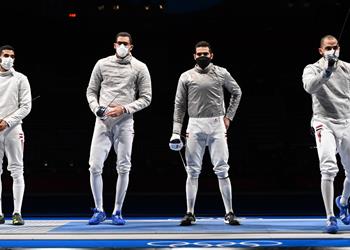 منتخب مصر للسلاح يحصد المركز الخامس في أولمبياد طوكيو 2020 بعد فوز كاسح على إيران