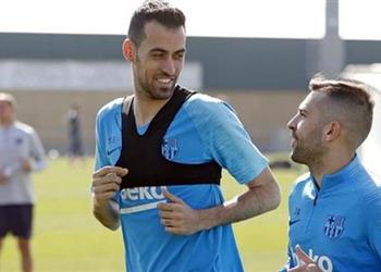 بوسكيتس وألبا وبرايثوايت ينضمون لتدريبات برشلونة ويسافرون إلى ألمانيا