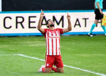 تشكيل أولمبياكوس أمام نيفتشي في تصفيات دوري أبطال أوروبا كوكا يقود الهجوم