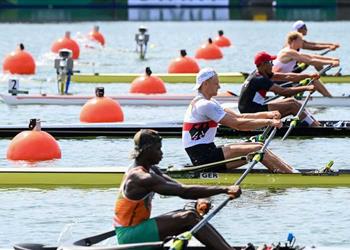 أولمبياد طوكيو عبد الخالق البنا يحل في المركز 14 بسباق التجديف