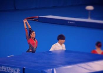 أولمبياد طوكيو ملك حمزة تودع منافسات الجمباز بفارق مركز واحد عن النهائي