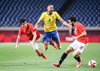 لاعب البرازيل الأولمبي كنا نعلم مدى صعوبة مواجهة مصر وسعيد باستمرار حلمنا