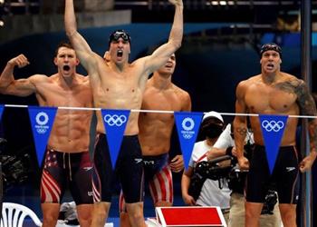 رقم قياسي عالمي دريسل يحقق ميداليته الذهبية الخامسة في السباحة بـ أولمبياد طوكيو