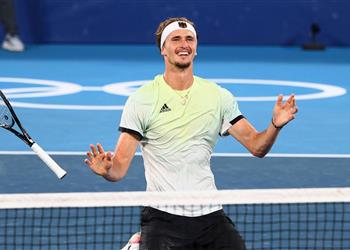 الألماني زفيريف يتوج بذهبية فردي التنس في أولمبياد طوكيو 2020