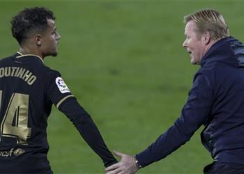 تقارير كومان لا يمانع بقاء كوتينيو في برشلونة