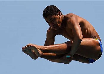 مهاب مهيمن يحتل المركز الـ في نهائي منافسات الغطس بأولمبياد طوكيو