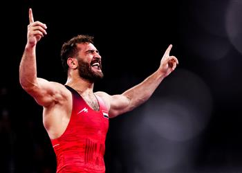 محمد متولي يخسر من بطل ألمانيا في منافسات المصارعة بـ أولمبياد طوكيو