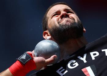 مصطفى عمرو يحتل المركز الثامن في نهائي منافسات دفع الجلة بـ أولمبياد طوكيو