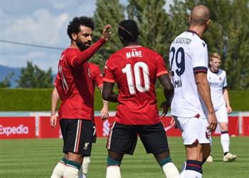 بالفيديو في مباراتين محمد صلاح يشارك وليفربول يهزم بولونيا ودي ا استعداد ا للموسم الجديد