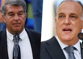 تيباس يتهم لابورتا رد ا على الأسباب الحقيقية لرحيل ميسي عن برشلونة