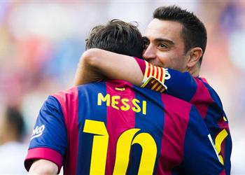 تشافي يودع ميسي بعد رحيله عن برشلونة أتمنى لك الأفضل
