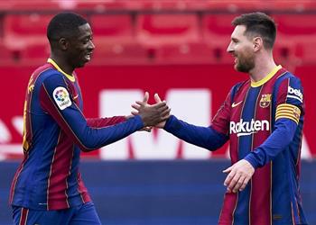 ديمبلي يوجه رسالة إلى ميسي بعد رحيله عن برشلونة اللعب مع أسطورة مثلك كان شرف ا