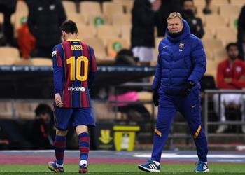 كومان يودع ميسي من الصعب استيعاب أنك لن تلعب لـ برشلونة مجدد ا