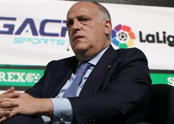 تيباس يواصل الهجوم دوري السوبر كلف برشلونة رحيل ميسي ولابورتا وبيريز قوة زائفة