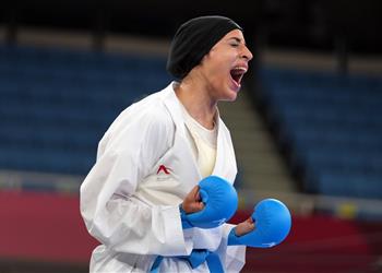 فريال أشرف لم أشك في نجاحي لحظة وأتمنى استمرار الكاراتية كلعبة أولمبية