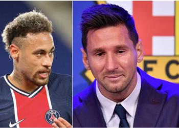 فيديو نيمار رد ا على إمكانية انتقال ميسي إلى باريس سان جيرمان الله وحده يعلم