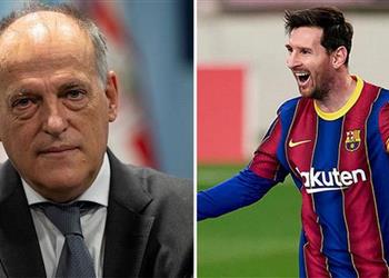 تيباس رد ا على تصريحات عضو برشلونة المستقيل بشأن رحيل ميسي من المسؤول في النادي