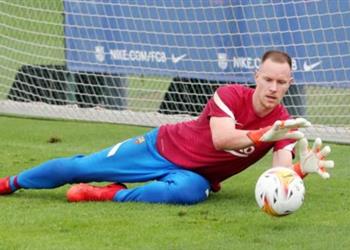 تير شتيجن في المرحلة النهائية للتعافي تمهيد ا للمشاركة مع برشلونة