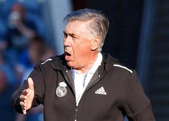 أنشيلوتي يعلن إصابة مارسيلو وجاهزية هازارد لمباراة آلافيس ويشيد برباعي ريال مدريد