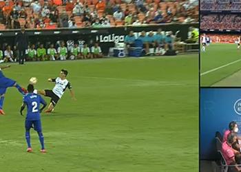 منافسات الليجا تبدأ بطرد لاعب فالنسيا في الدقائق الأولى أمام خيتافي