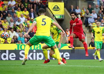 فيديو محمد صلاح يحقق رقم ا مميز ا بعد صناعته هدف ليفربول الأول أمام نورويتش