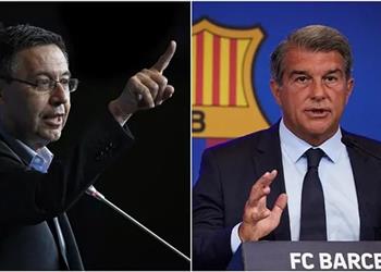 لابورتا يرد على بارتوميو رسالته تحتوي 8 أكاذيب وسمعة برشلونة تأثرت معه