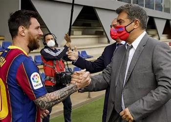 لابورتا اتخذنا القرار الصحيح بشأن ميسي والآن أصبح منافس ا لـ برشلونة