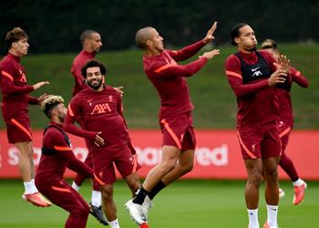 4 غيابات في تدريبات ليفربول قبل مباراة بيرنلي في الدوري الإنجليزي