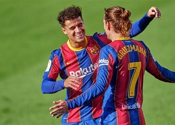 برشلونة يطلب من جريزمان وكوتينيو تخفيض رواتبهما