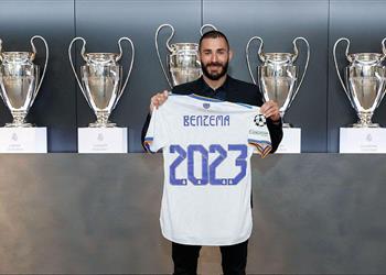 بنزيما بعد تمديد عقده مع ريال مدريد تاريخي مستمر مع أعظم ناد في العالم