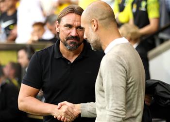 مدرب نورويتش مواجهة مانشستر سيتي لن تحسم موسمنا وجوارديولا أسطورة