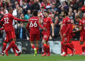 فيديو بمشاركة محمد صلاح ليفربول يفوز على بيرنلي ويتصدر الدوري الإنجليزي مؤقت ا